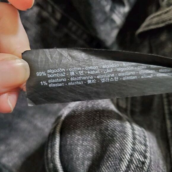 Zara Button Fly Skinny Jeans Size 36 Distressed Pants Blogger's Favorite Womens - Picture 11 of 11